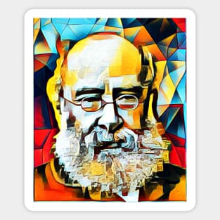 Anthony Trollope Portrait | Anthony Trollope Abstract Artwork 13 Magnet